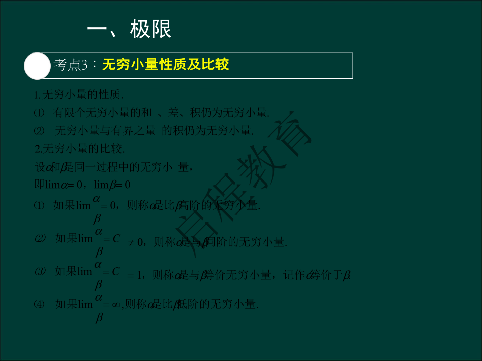 专升本《高等数学一）》通关资料（理工类）(图3)