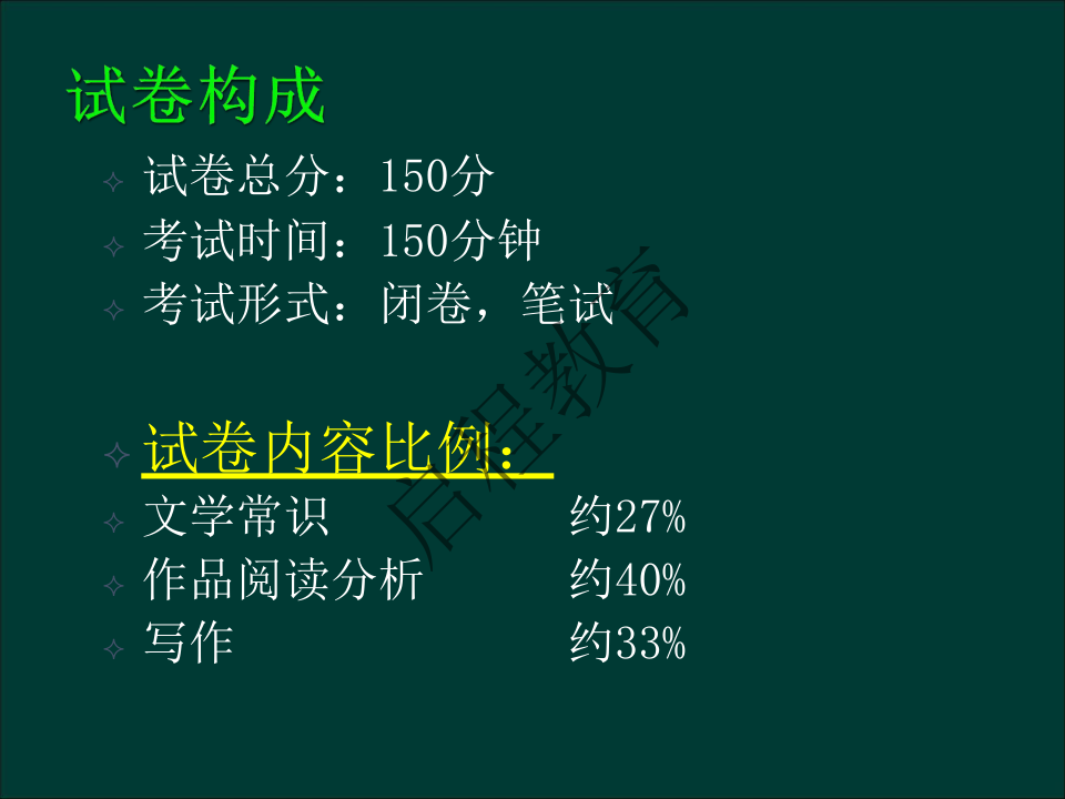 专升本《大学语文》作文及复习重点（文史类）(图3)