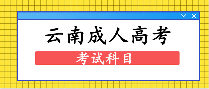 云南省成人高考考试科目(图1)